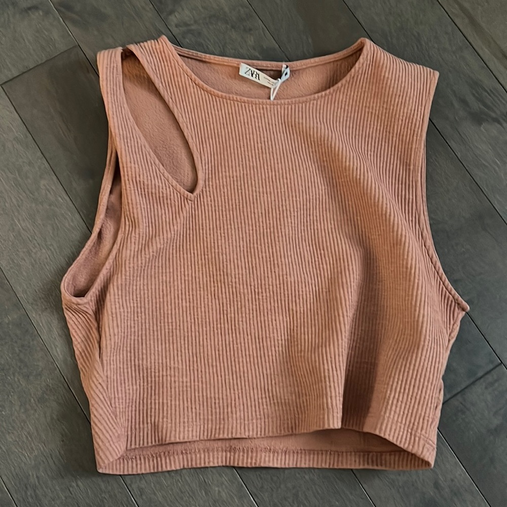 Zara orange top